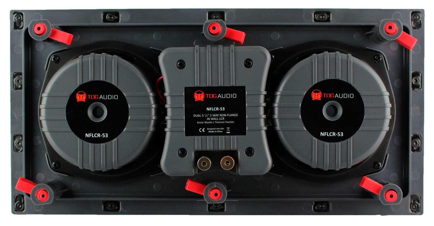 5" Dual No Flange LCR with Kevlar Trueform Woofer