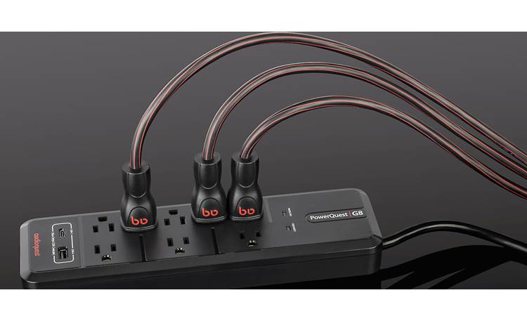 AudioQuest PowerQuest® G8 8-Outlet Power Strip w/ USB-A & USB-C Charging Ports