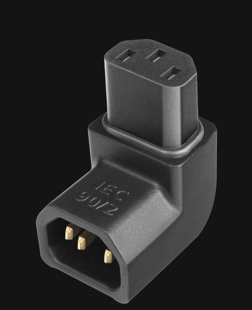 AudioQuest IEC90˚/2 Female C-13 > Male C-13 IEC Adaptor