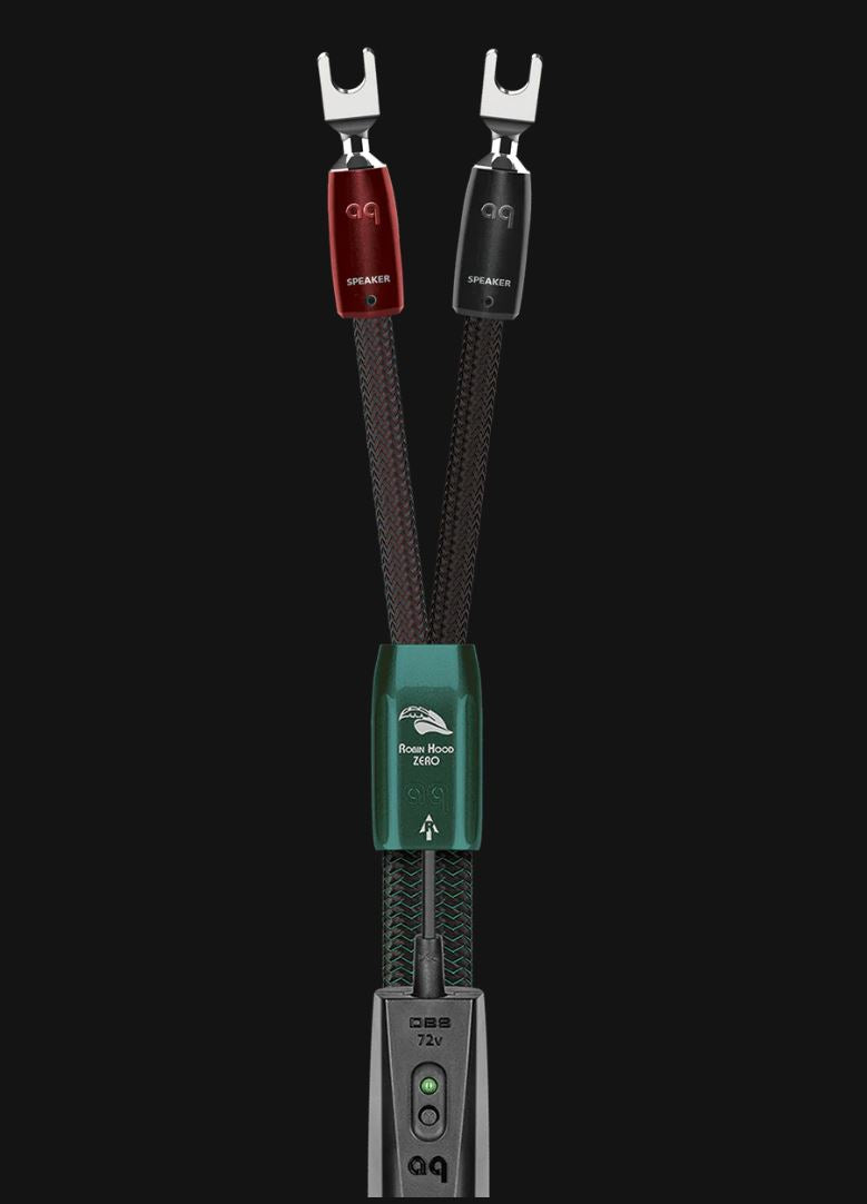 AudioQuest Robin Hood ZERO Speaker Cable w/ ZERO-Tech for Full-Range or Treble