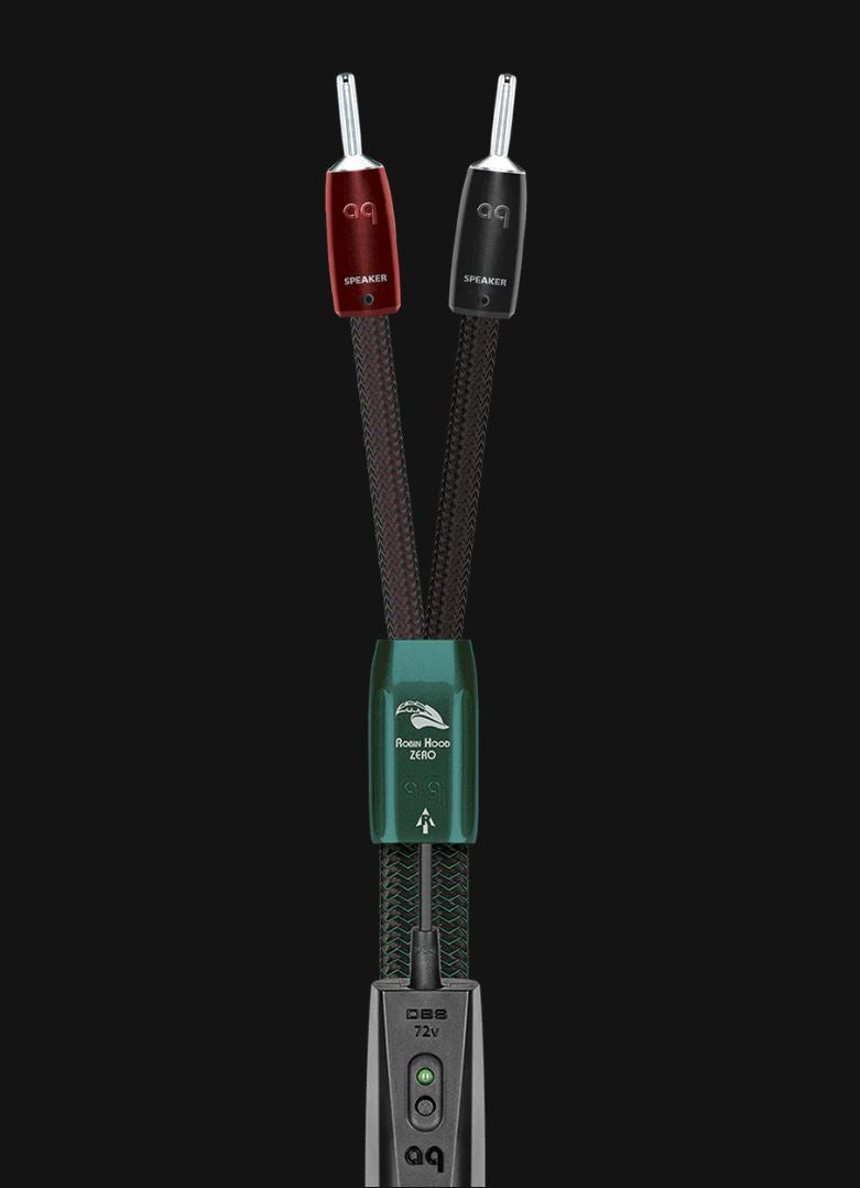 AudioQuest Robin Hood ZERO Speaker Cable w/ ZERO-Tech for Full-Range or Treble